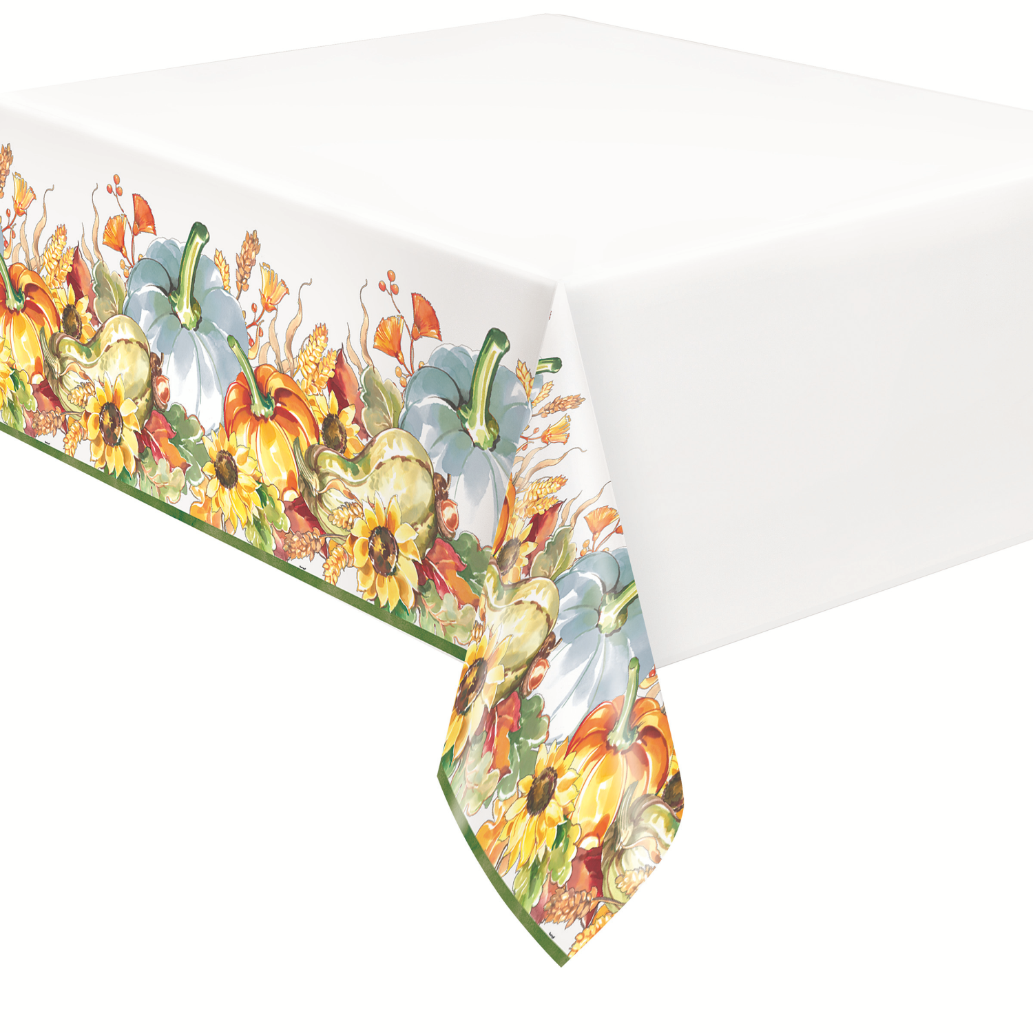 slide 1 of 1, Unique Tablecover Pastel Pumpkin 1 Ct, 1 ct