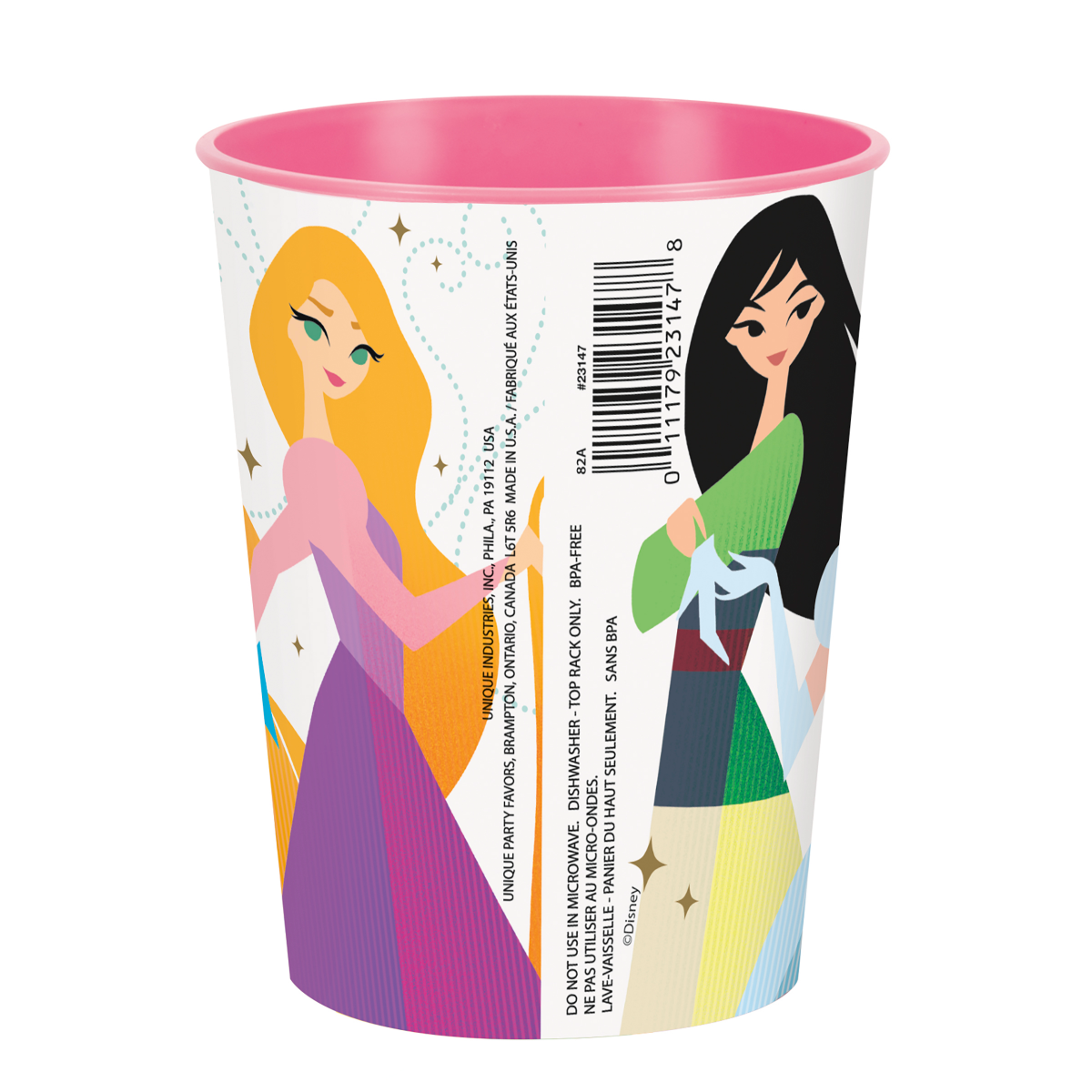 slide 1 of 1, UNIQUE Princess Once Upon A Time Stadium Cup, 1 ct