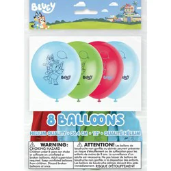 Bluey 12 Inch Latex Balloon 8 Ct