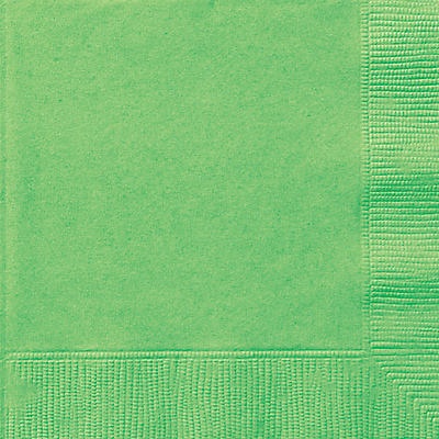 slide 1 of 1, Unique Industries Lime Green Lunch Napkins, 20 ct