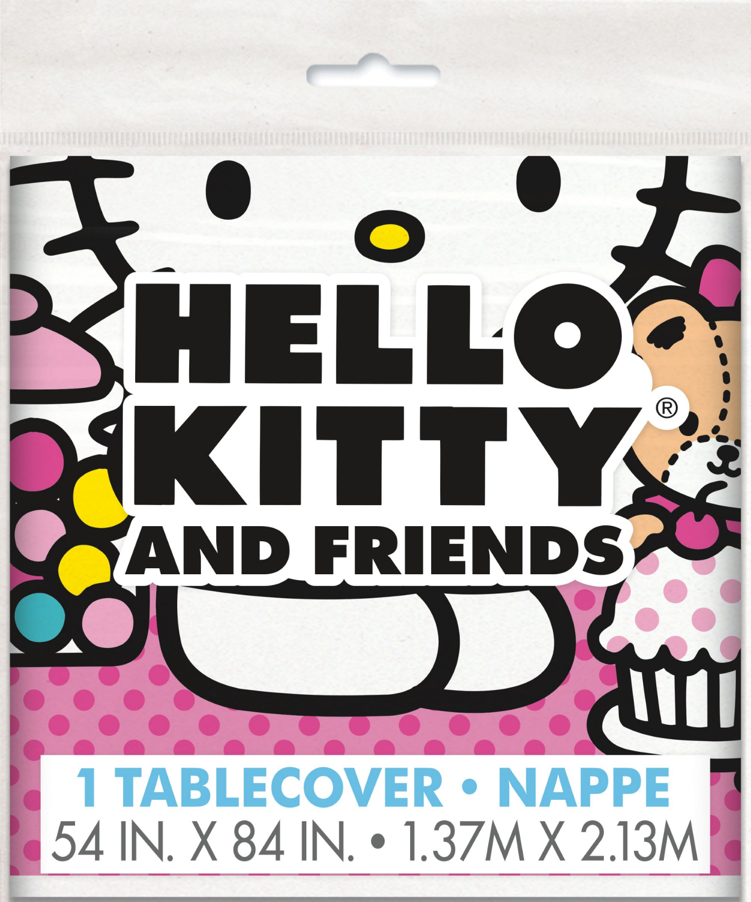 slide 1 of 2, Unique Hello Kitty and Friends Table Cover, 1 ct
