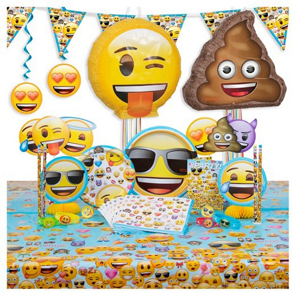 slide 2 of 2, Emoji Lunch Napkin, 16 ct