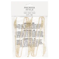 Unique Gold Glitter Plastic Tongs