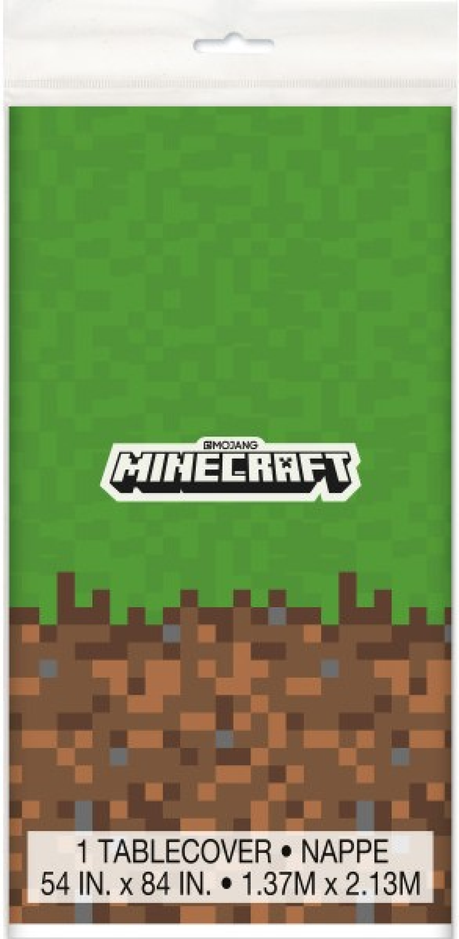 slide 1 of 1, Unique Minecraft Plastic Table Cover 1 ea, 1 ct