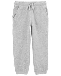 Carter's Baby Pull-On Cinched-Hem Pants Heather 24M