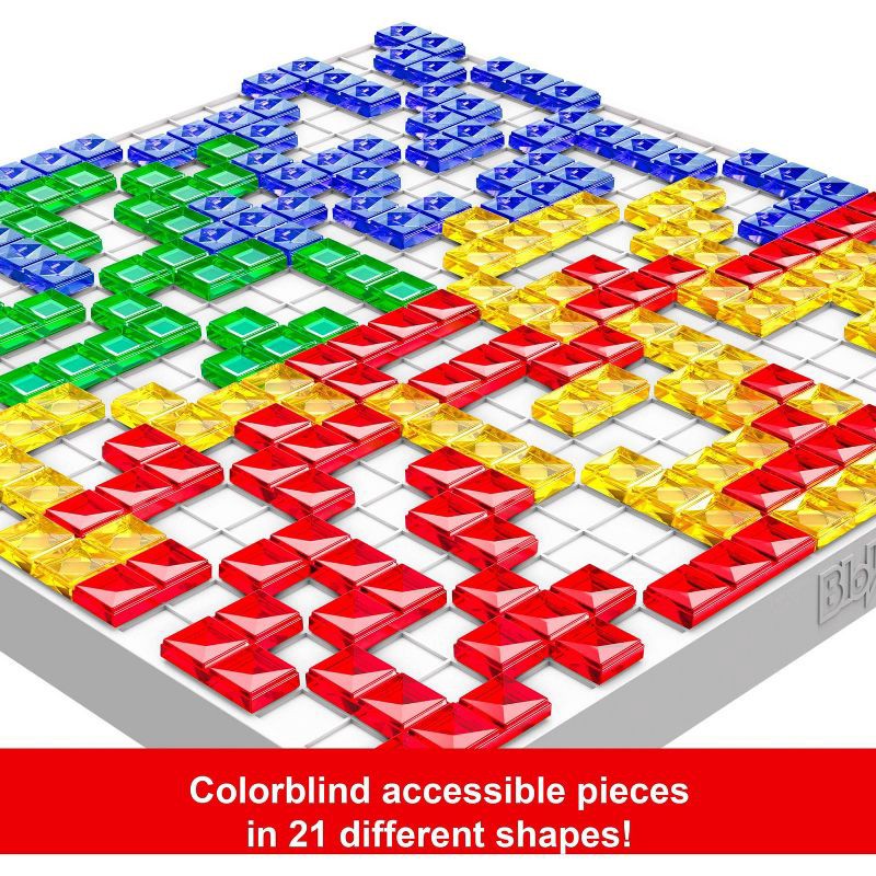 slide 3 of 6, Mattel Blokus Strategy Family Board Game for Kids & Adults with Color Blind Accessible Pieces & One Rule, 1 ct