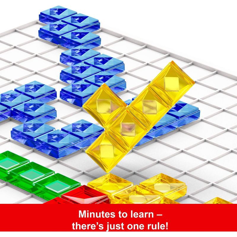 slide 4 of 6, Mattel Blokus Strategy Family Board Game for Kids & Adults with Color Blind Accessible Pieces & One Rule, 1 ct