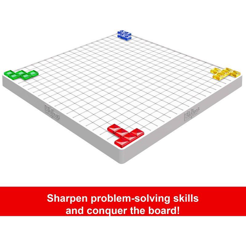 slide 5 of 6, Mattel Blokus Strategy Family Board Game for Kids & Adults with Color Blind Accessible Pieces & One Rule, 1 ct