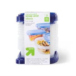Snap and Store Variety Pack Food Storage Container - 12ct - up & up™