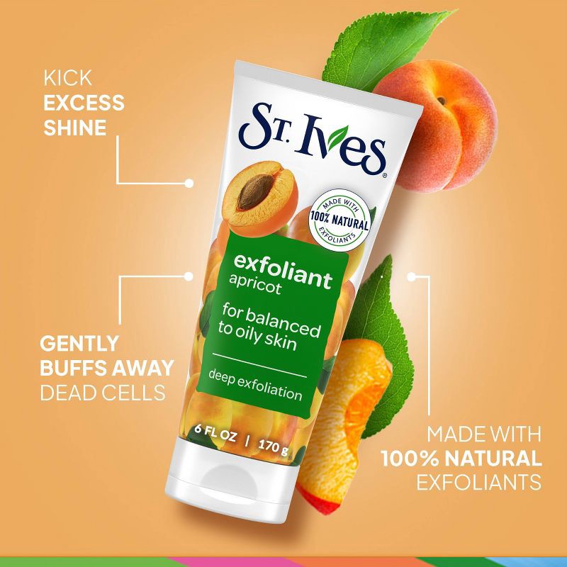 slide 2 of 7, St. Ives Apricot Face Exfoliant for Balanced to Oily Skin - 6oz, 6 oz