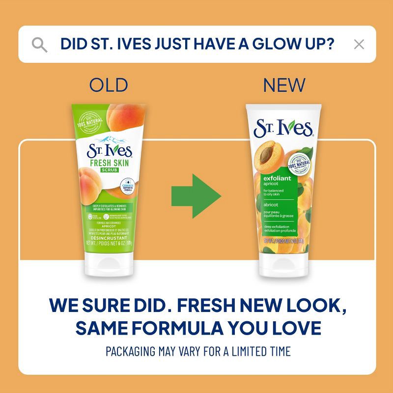 slide 7 of 7, St. Ives Apricot Face Exfoliant for Balanced to Oily Skin - 6floz, 1 ct