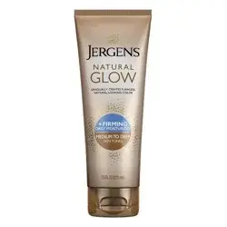 Jergens Natural Glow Firming Daily Moisturizer, Self Tanner Lotion, Medium To Tan Sunless Tanner - 7.5 fl oz