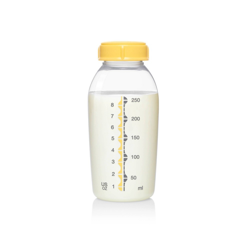 slide 2 of 3, Medela Breast Milk Bottle, Collection and Storage Containers Set, 3 ct, 8 oz