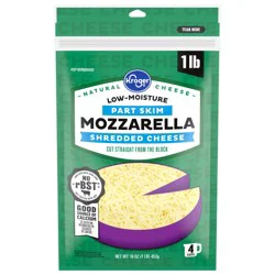 Kroger Shredded Mozzarella Cheese - 16 oz