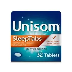 Unisom SleepTabs Nighttime Sleep-Aid - Doxylamine Succinate - 32ct