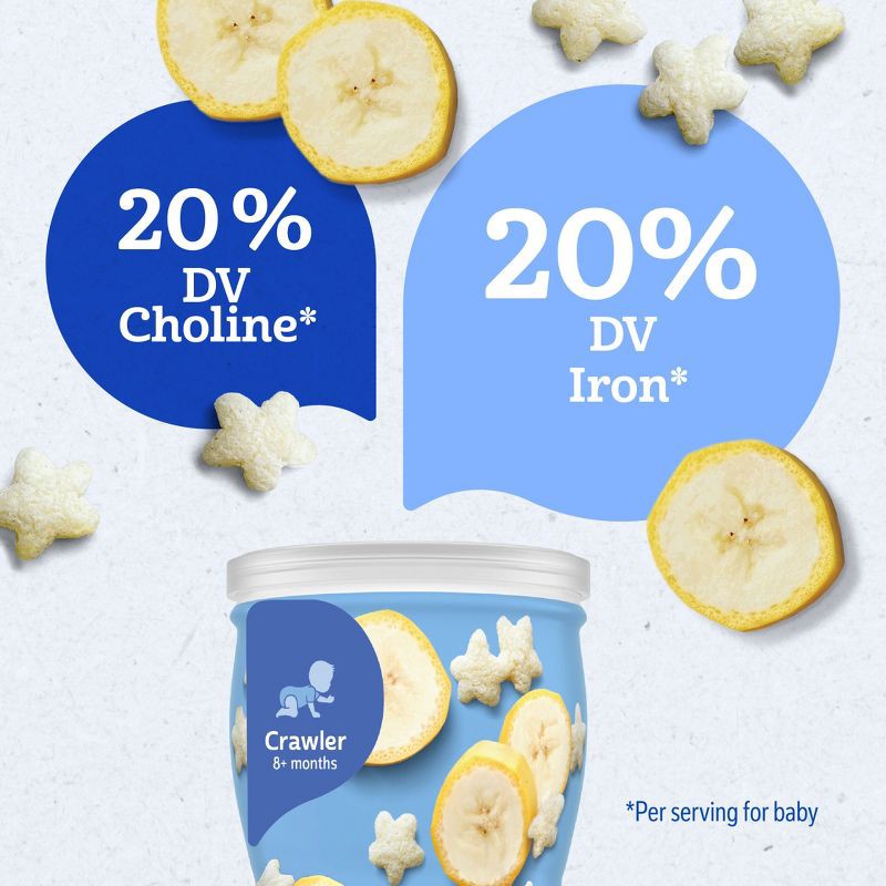 slide 4 of 9, Gerber Baby Food Banana Puffs Baby Snack - 1.48oz, 1.48 oz