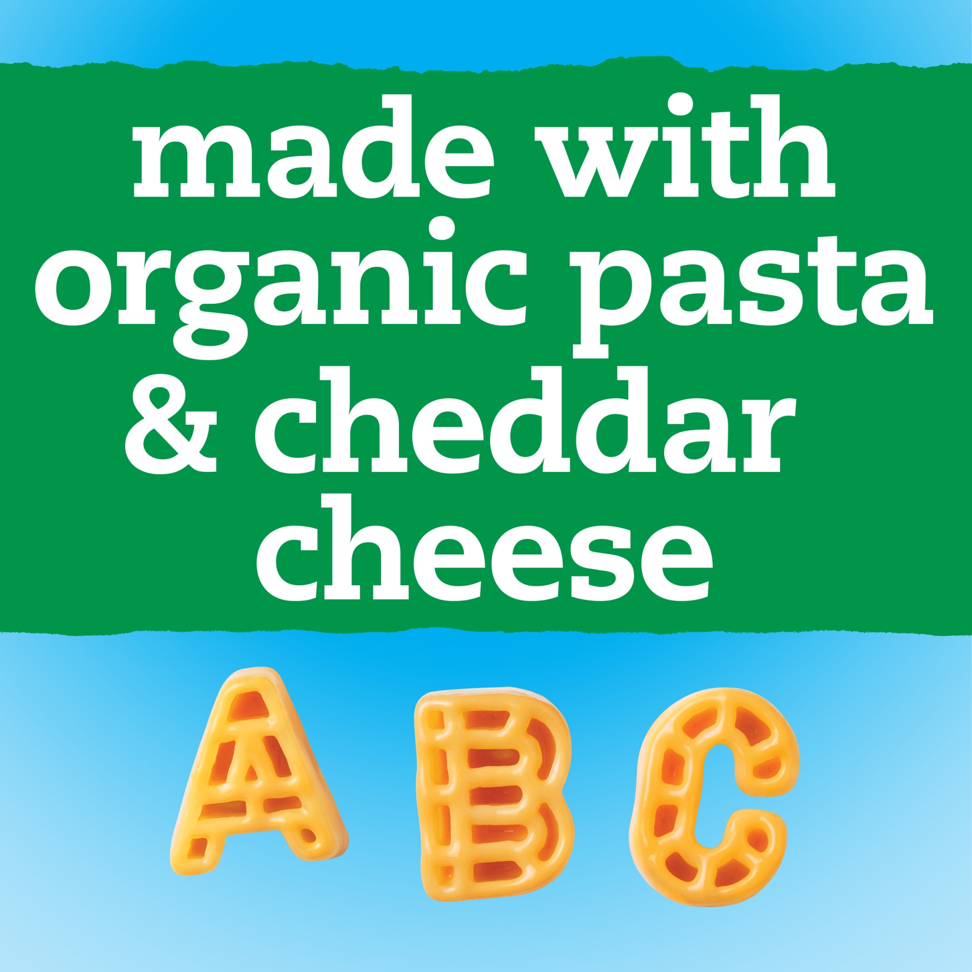 slide 4 of 11, Kraft Macaroni & Cheese Dinner with Organic Pasta Alaphabet Shapes & Cheddar Cheese, 5.5 oz