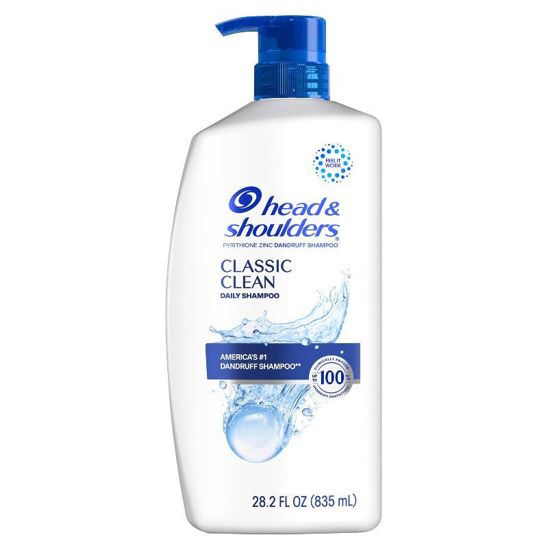 slide 2 of 9, Head & Shoulders Dandruff Shampoo, Anti-Dandruff Treatment, Classic Clean for Daily Use, Paraben-Free - 28.2 fl oz, 28.2 fl oz