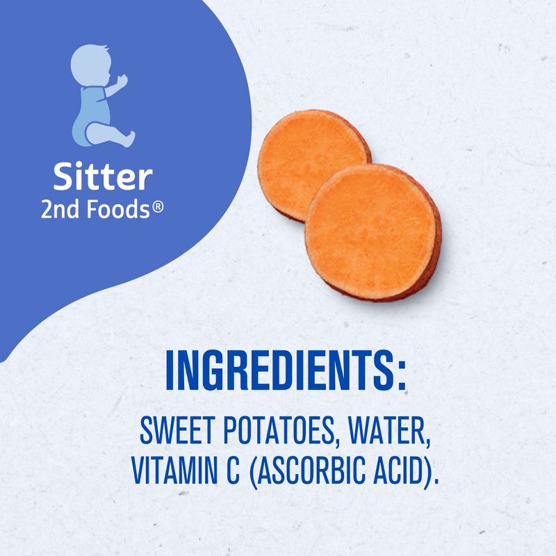 slide 9 of 9, Gerber Baby Food Stage 2 Sweet Potato Puree Tub - 2ct/4oz Each, 2 ct; 4 oz