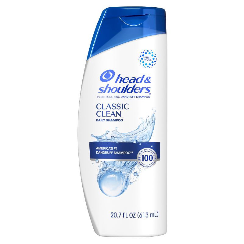 slide 2 of 10, Head & Shoulders Classic Clean for Daily Use, Anti-Dandruff Treatment, Paraben-Free Shampoo - 20.7 fl oz, 20.7 fl oz