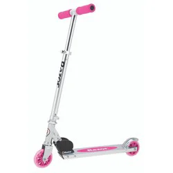 Razor A 2-Wheel Kick Scooter - Pink: ABEC-5 Bearings, Heel Brakes, Urethane Wheels