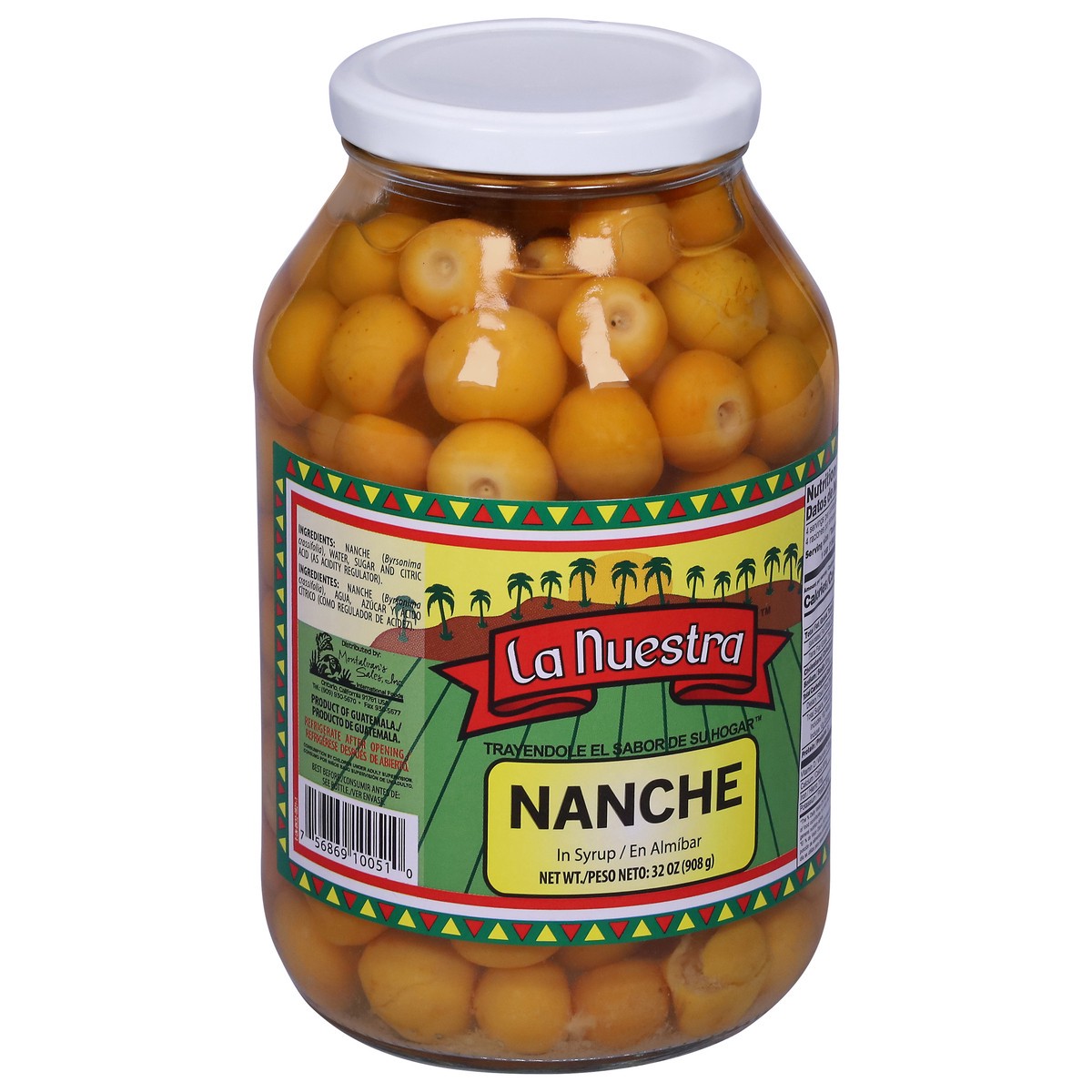 slide 2 of 14, La Nuestra Nanche in Syrup 32 oz, 32 oz