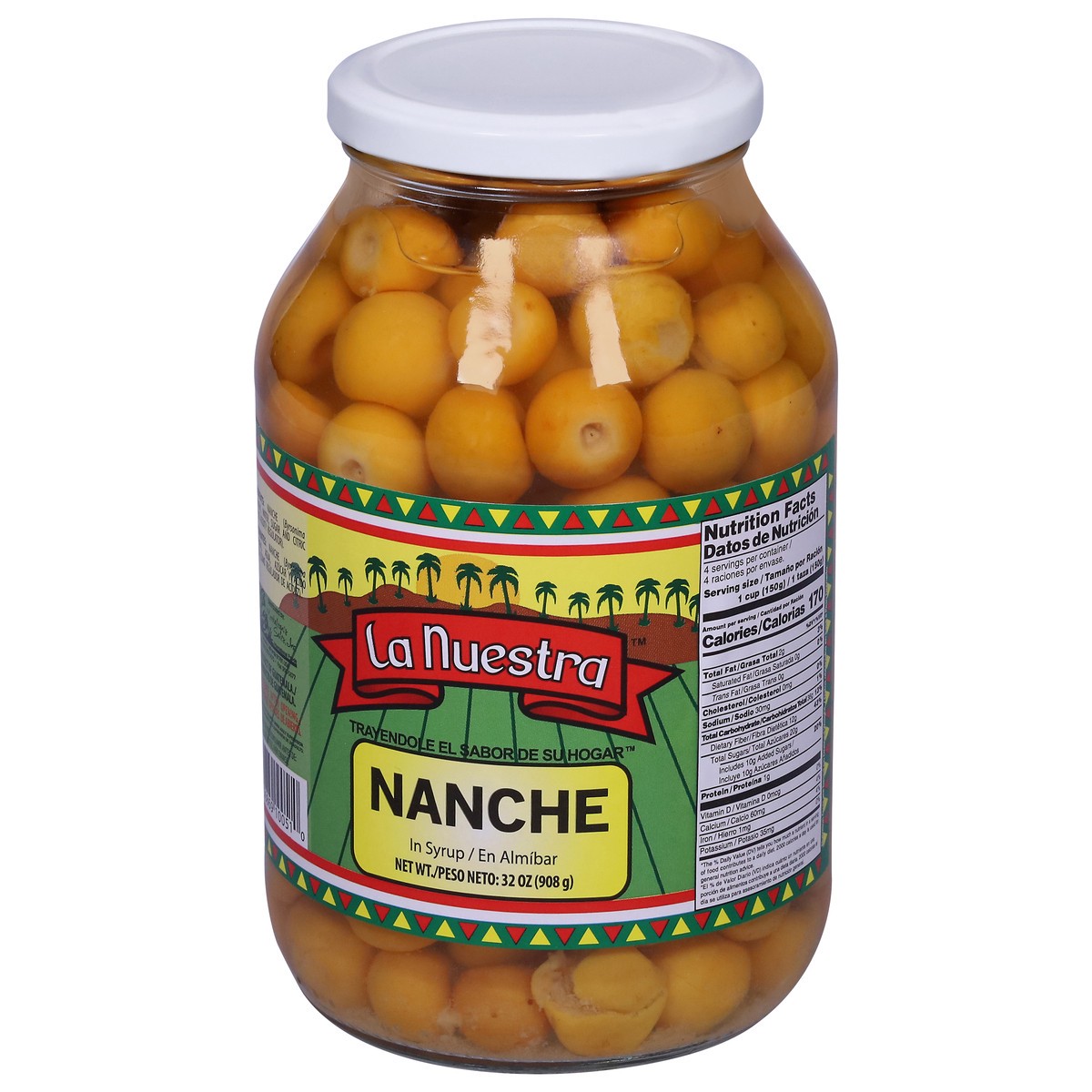 slide 11 of 14, La Nuestra Nanche in Syrup 32 oz, 32 oz