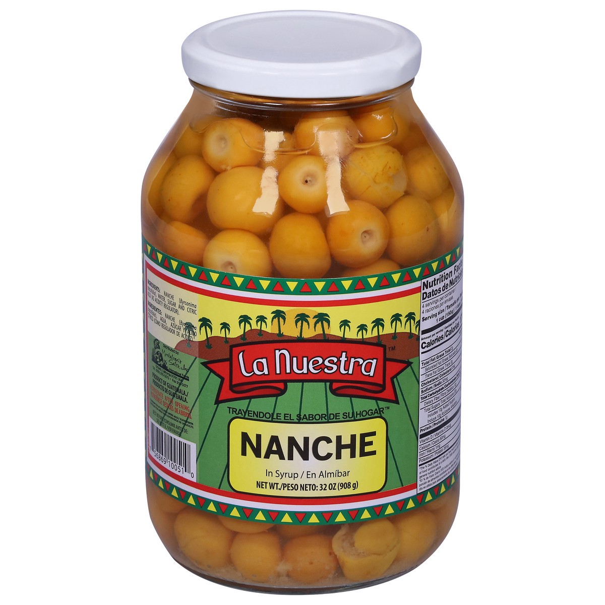 slide 6 of 14, La Nuestra Nanche in Syrup 32 oz, 32 oz