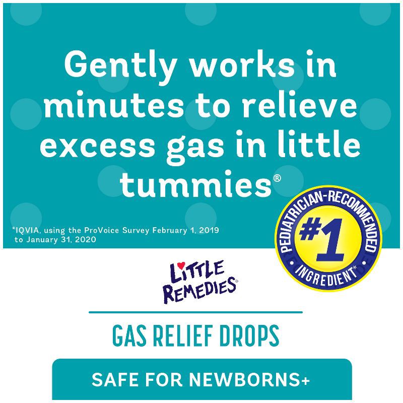 slide 3 of 7, Little Remedies Gas Relief Drops for Babies - Natural Berry - 1 fl oz, 1 fl oz