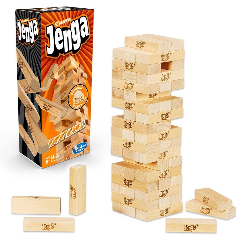 slide 5 of 13, Hasbro Gaming Jenga Game, 1 ct