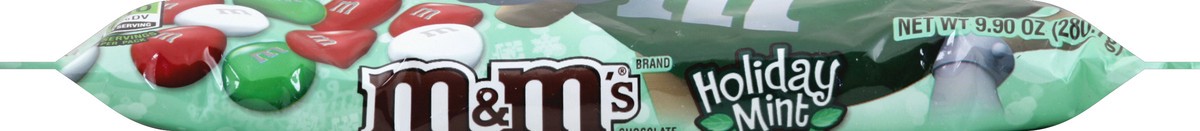 slide 4 of 6, M&M's, Holiday Mint Chocolate Candy Bag, 9.9 Oz, 9.9 oz