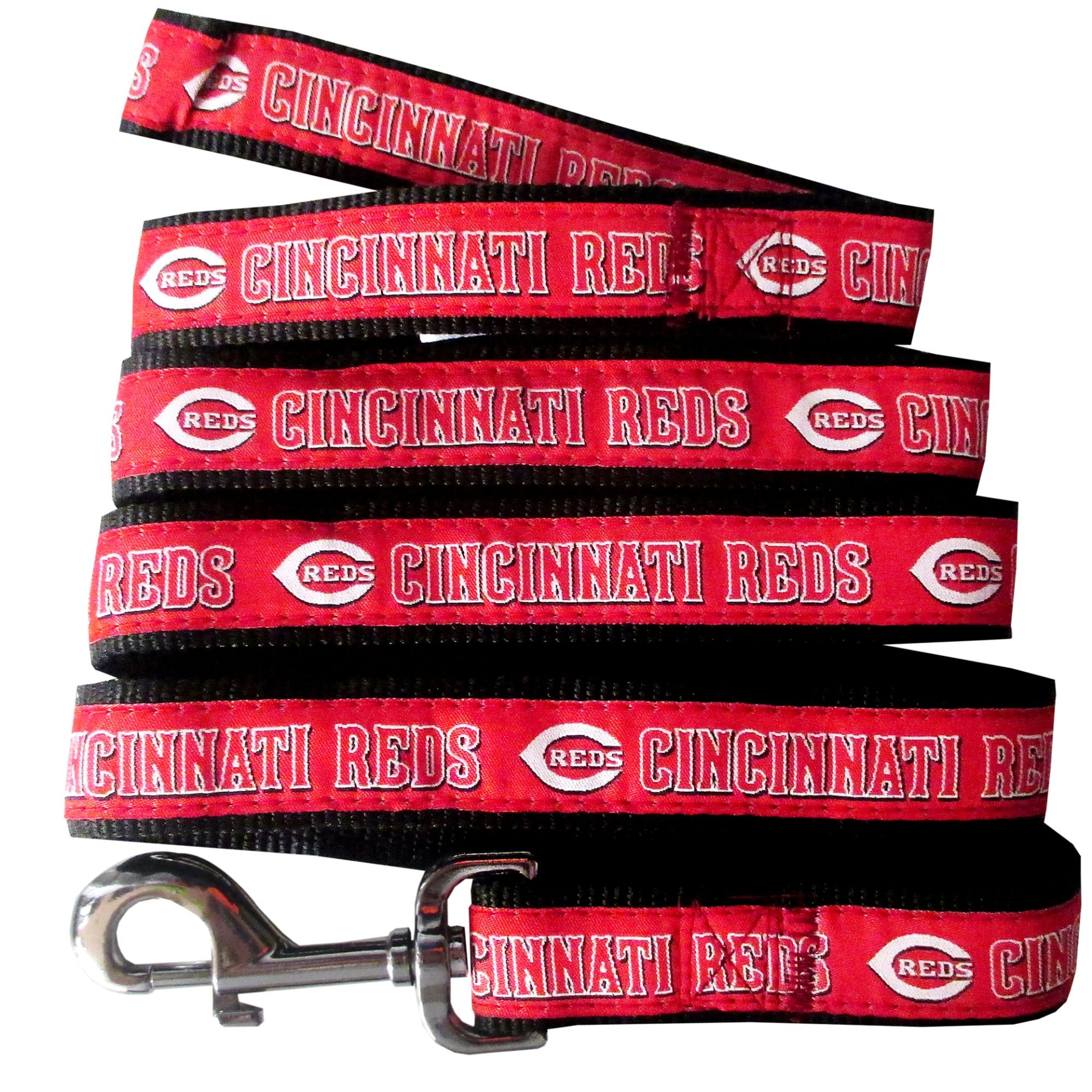 slide 1 of 1, Pets First Cincinnati Reds Leash, MED