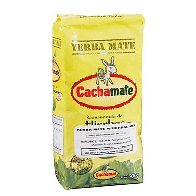slide 1 of 1, Cachamate Yerba Mate with Herbal Mix, 17.5 oz