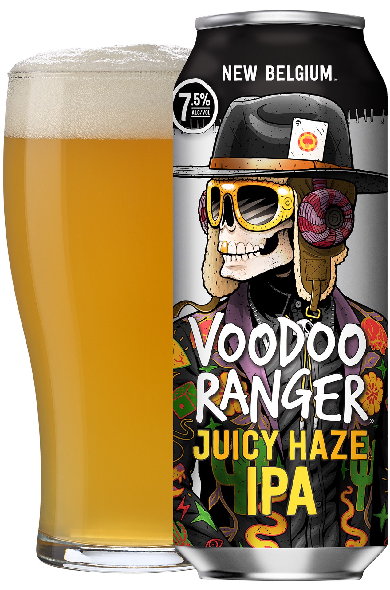 slide 3 of 4, Voodoo Ranger Juicy Haze IPA Beer, 19.20 fl oz