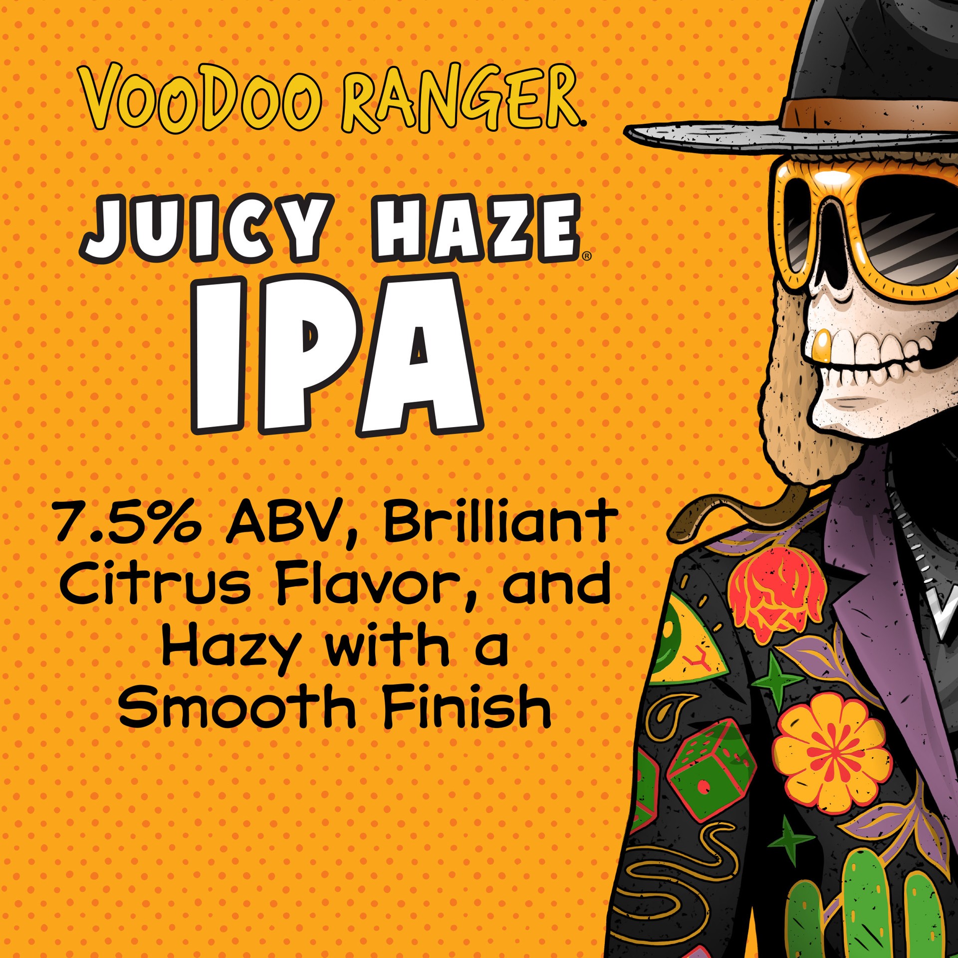 slide 2 of 4, Voodoo Ranger Juicy Haze IPA Beer, 19.20 fl oz