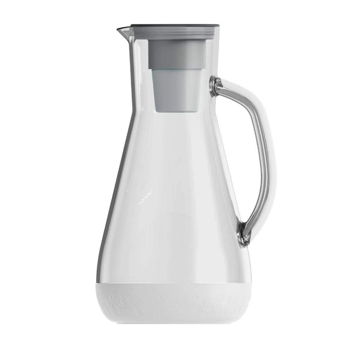 slide 1 of 1, Hydros Pitcher With Filter - White, 64 oz