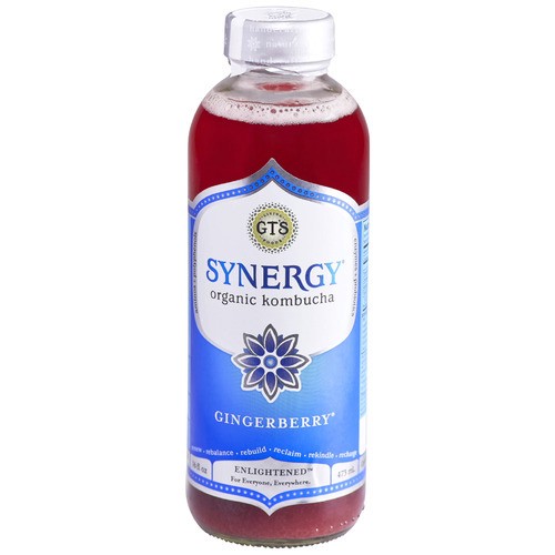 slide 1 of 1, GT's Synergy® organic kombucha, Gingerberry®, 16 fl oz