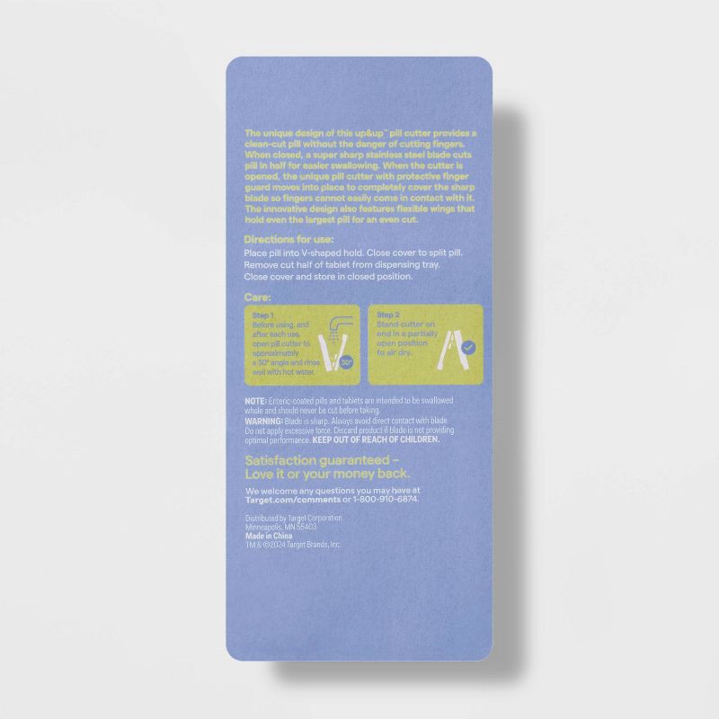 slide 3 of 3, Safety Shield Tablet Cutter - 1ct - up&up™ (Color May Vary), 1 ct