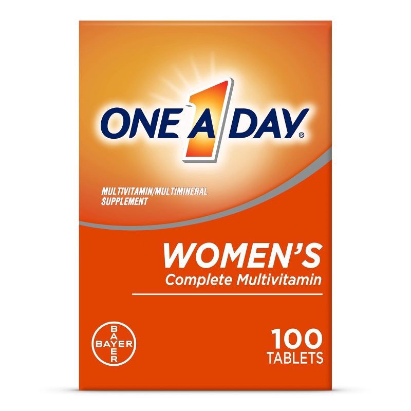 slide 2 of 8, One A Day Women's Multivitamin & Multimineral Tablets - 100ct, 100 ct