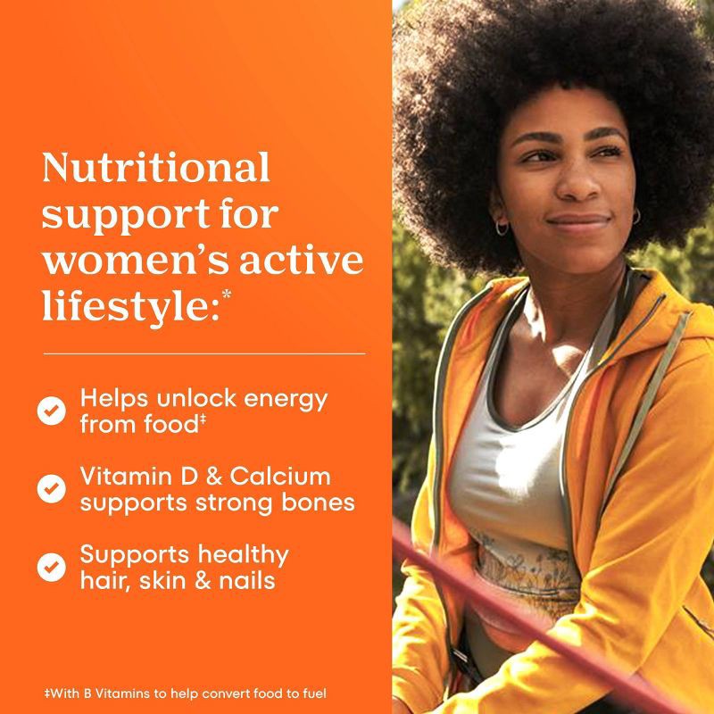 slide 5 of 9, One A Day Women's Multivitamin with Biotin, & Skin Health Support Tablets - 100ct, 100 ct