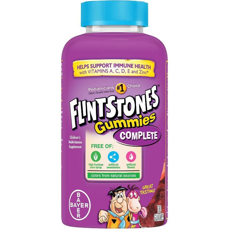 slide 1 of 9, The Flintstones Complete Gummies - Assorted Flavors -180ct, 180 ct