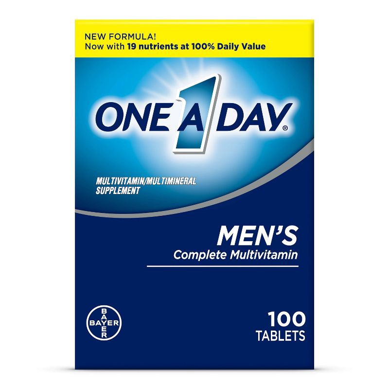 slide 1 of 1, One A Day For Men's Multivitamin Dietary Supplement Tablets - 100ct, 100 ct