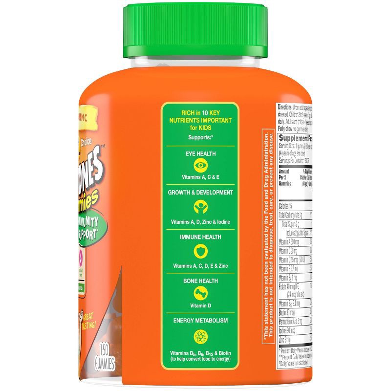 slide 2 of 10, The Flintstones Gummies Plus Immunity Support - Assorted Fruit Flavor - 150ct, 150 ct