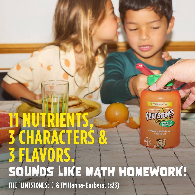 slide 4 of 10, The Flintstones Gummies Plus Immunity Support - Assorted Fruit Flavor - 150ct, 150 ct