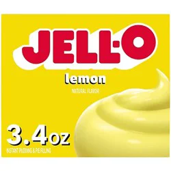 Jell-O Lemon Naturally Flavored Instant Pudding & Pie Filling Mix - 3.4 Oz