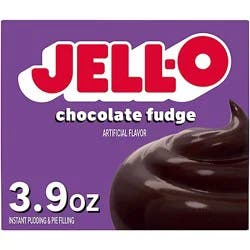 Jell-O Chocolate Fudge Instant Pudding & Pie Filling Mix Box - 3.9 Oz