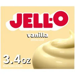 Jell-O Vanilla Artificially Flavored Instant Pudding & Pie Filling Mix - 3.4 Oz.