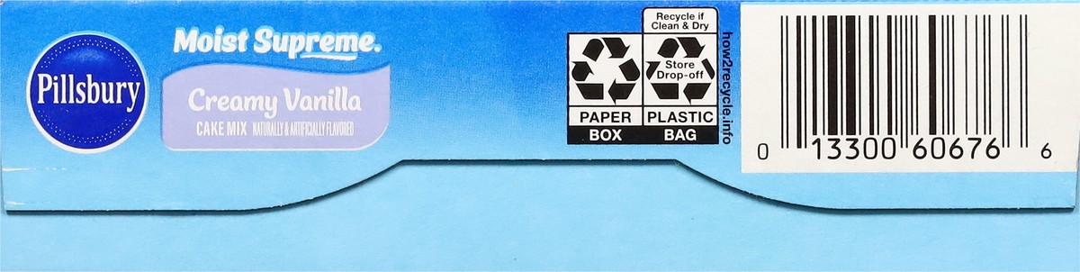slide 10 of 13, Pillsbury Moist Supreme Creamy Vanilla Cake Mix 15.25 oz, 15.25 oz