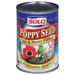Solo Cake & Pastry Filling Poppy Seed - 12.5 Oz