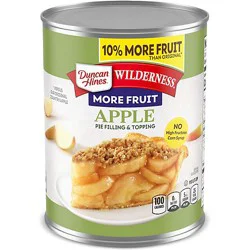 Duncan Hines Wilderness Apple Pie Filling & Topping - 21 Oz